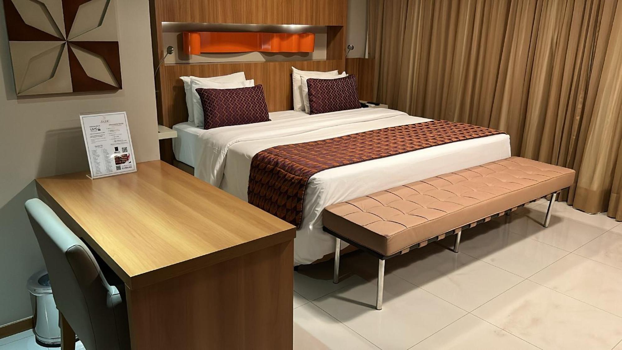 Jade Hotel Brasilia Candangolandia Ngoại thất bức ảnh A bedroom at the hotel